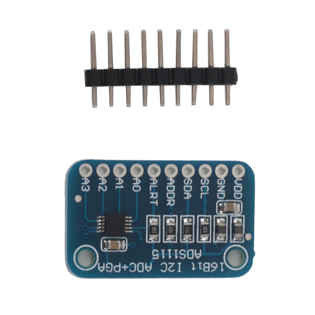 ADS1115 4 Channel 16 Bit I2C ADC Module & Pro Gain Amplifier for Arduino Raspberry Pi 2