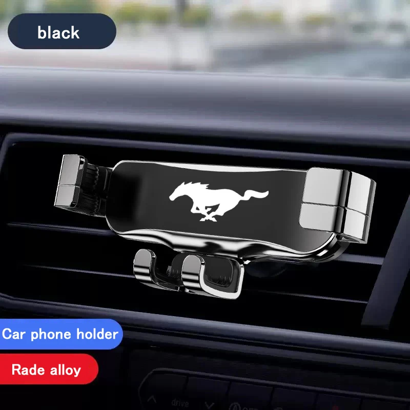 For Ford Mustang GT SHELBY Car Air-conditioning Outlet Navigation Bracket Metal Material Car Holder Phone Car Accesorios