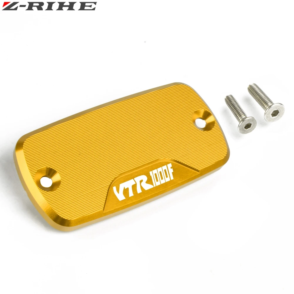 For HONDA VTR1000F VTR 1000F 1997-2007 Front Brake Clutch Cylinder Fluid Reservoir Cover Cap Motorcycle Accessories VTR1000 F - Цвет: Gold 1piece