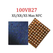 2 шт./лот NFC 100VB27 чип управления IC для iPhone XS/XR/XS Max eWallet оплата 72 шпильки мобильный телефон запасная материнская плата IC