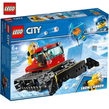 

LEGO City Series Snow Groomer Building Block A Set of Skis with Poles and 2 Figure Dolls Kids Birthday or Christmas Gift
