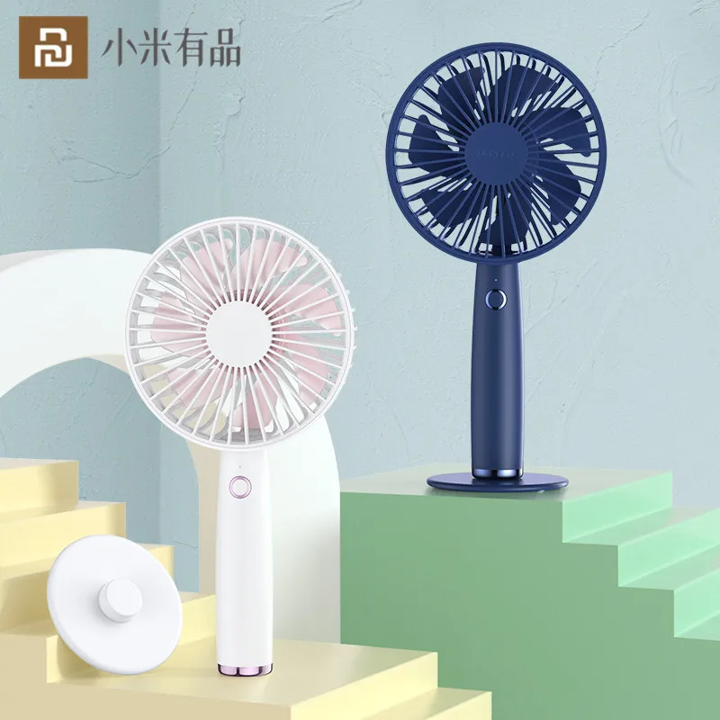 Portable Mini Travel Fan Summer Small Handheld Rechargeable with USB C Charging Cable Stand Student xiaomi | Электроника