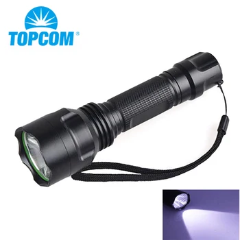 

TOPCOM Powerful 5W LED UV Light Lantern 365nm 395nm UV Torch Light Black Light Flashlight Long Shot For Catch Scorpion Detect