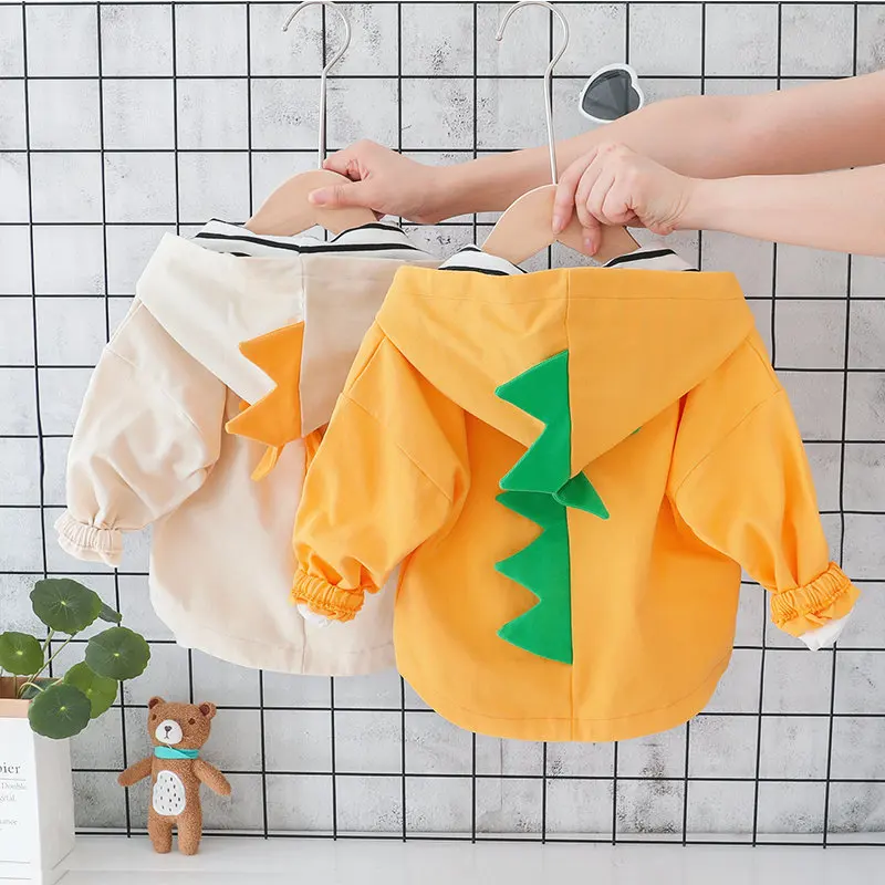 

Baby Coat Men's Spring And Autumn New Style BOY'S Thin Coat Infants tong jia ke Thin 2019 Autumn Cardigan Trench Coat