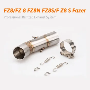 

Motorcycle stainless steel Exhaust system Muffler Middle Link Pipe With Accessories FZ8/FZ 8 FZ8N FZ8S/F Z8 S Fazer