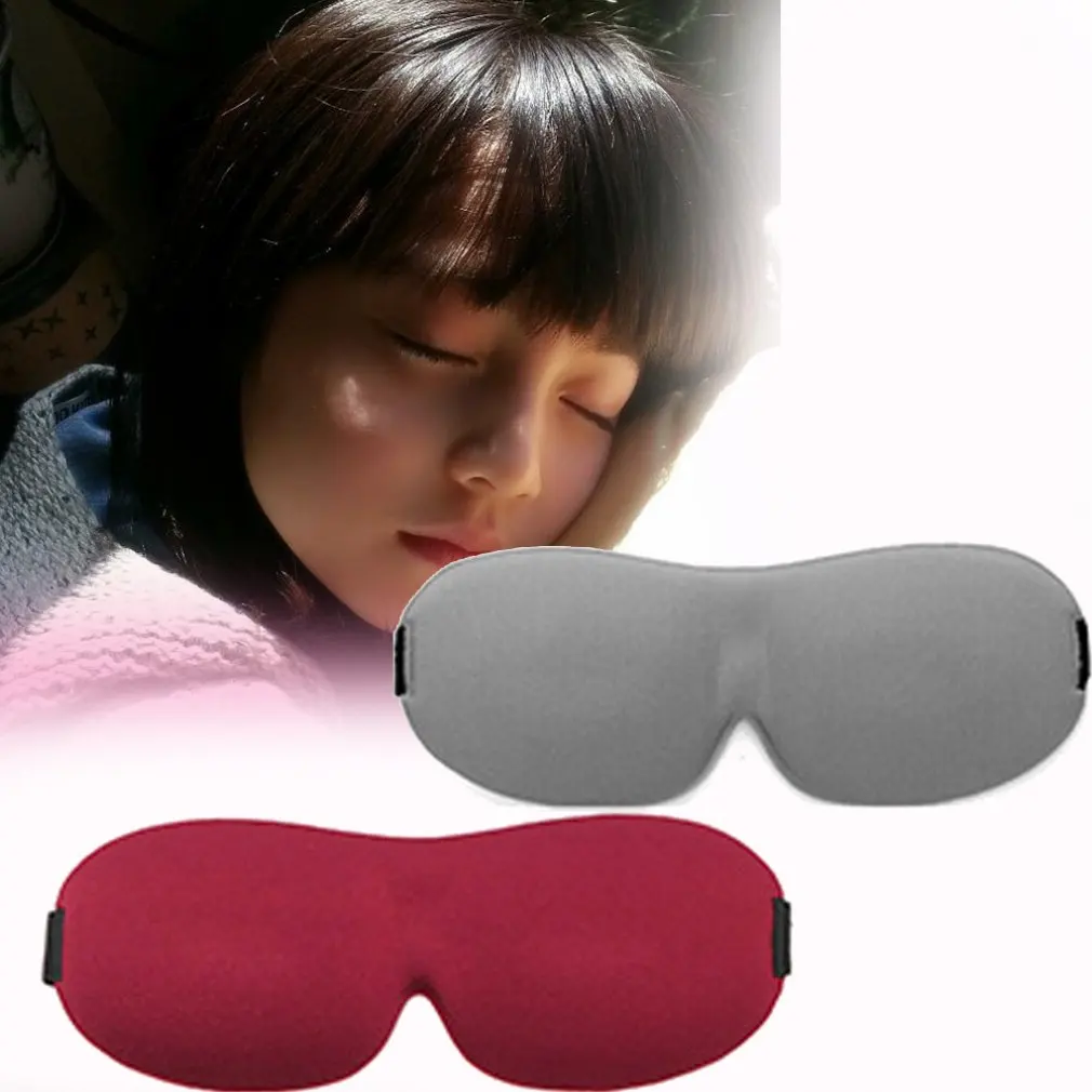 3D дышащий Стерео Дизайн расслабляющая маска для сна для лица Уход за глазами маска для сна повязка на глаза тент комфортное покрытие повязка на глаза