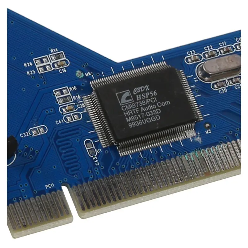 4 канала C Media 8738 чип 3D аудио стерео внутренняя PCI Звуковая карта Win7 64 бит|Звуковые
