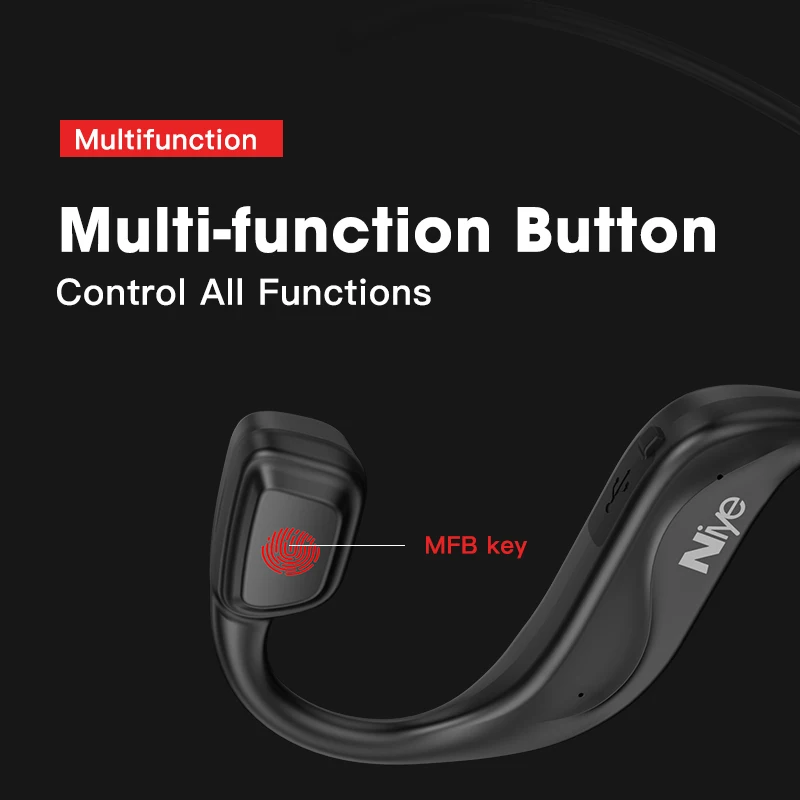 Wireless Bluetooth Headphones Bone Conduction Shape Hands-free TWS Headphone Sports Waterproof Headset Auriculares Accesorios