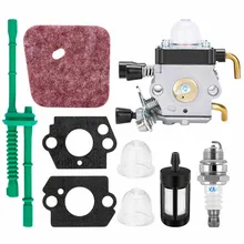 9 pçs kit carburador carboidratos filtro de ar para fs38 fs45 fs46 fs55 fs80 fs85 km55 carburador carb filtro de combustível de ar conjunto