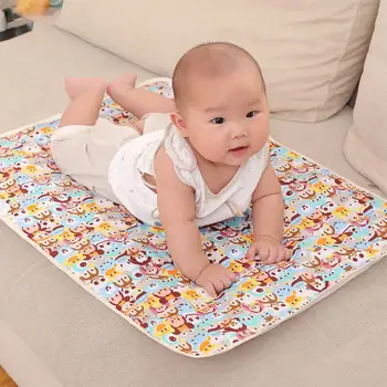 

2019 new arrival Baby Waterproof Bed Pad Large Size Bad Pad 60*80cm Baby Nappy Changing Pad Infant Change Mat Cover Bed Pad