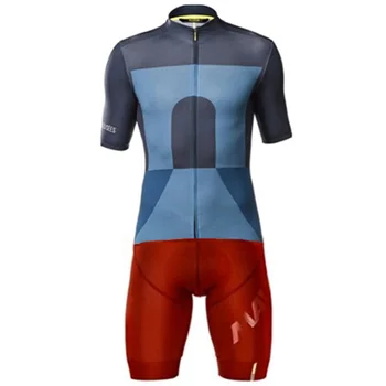 

MAVIC 2019 Hot Sale Men's Cycling clothing Sets Cycling Pro Slim Ropa Ciclismo t-shirts suit jumpsuit mono triathlon bicycle.