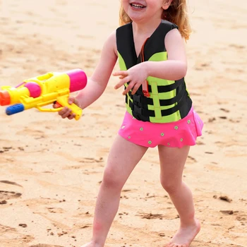 

Swimming Boating Ski Drifting Life Vest With Whistle Water Sports Safet Life Vest Swimming Polyester Adult Kids Universal Life