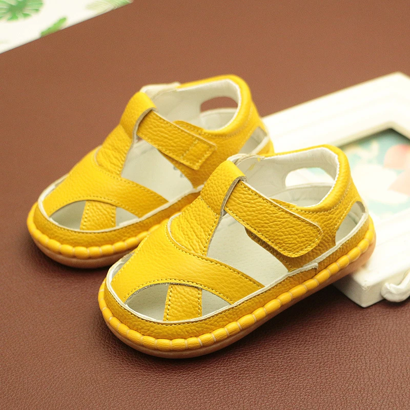 yellow sandals for baby girl