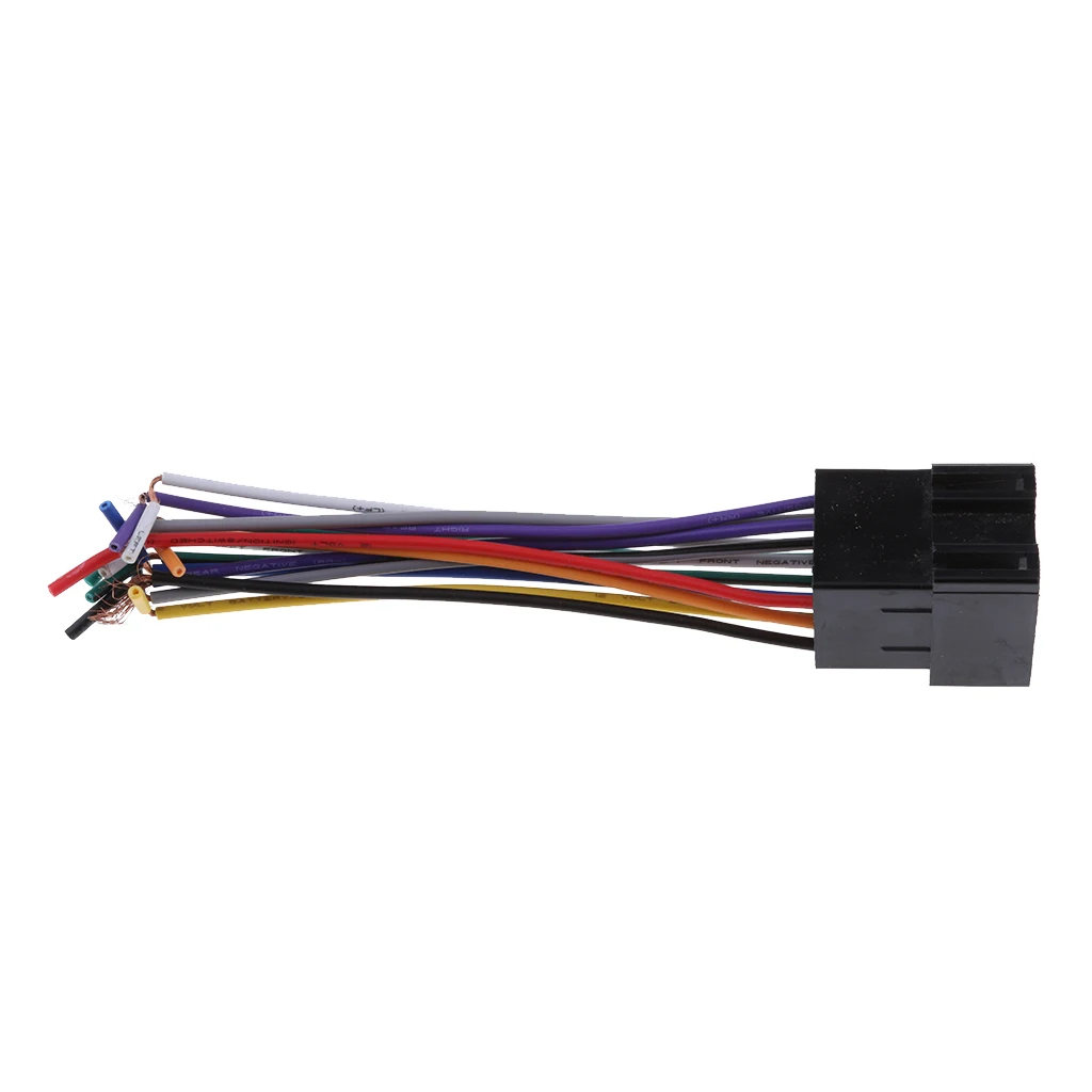 

MagiDeal ISO Car Radio Adapter Female Socket Stereo Wire Harness Connector