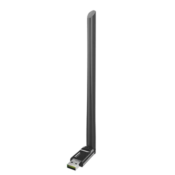 

COMFAST 150Mbps Network Card Wireless Adapter CF-757F V2 USB2.0 2.4GHz Mini WiFi Dongle Receiver for Laptop PC External Antenna