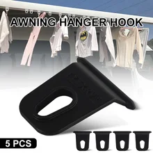 

5PC Awning Hanger Hook RV Awning Hook Ring Clothe Hanger Clip Trailer Modified Shed Hook for Caravan Motorhome Camper Accessorie
