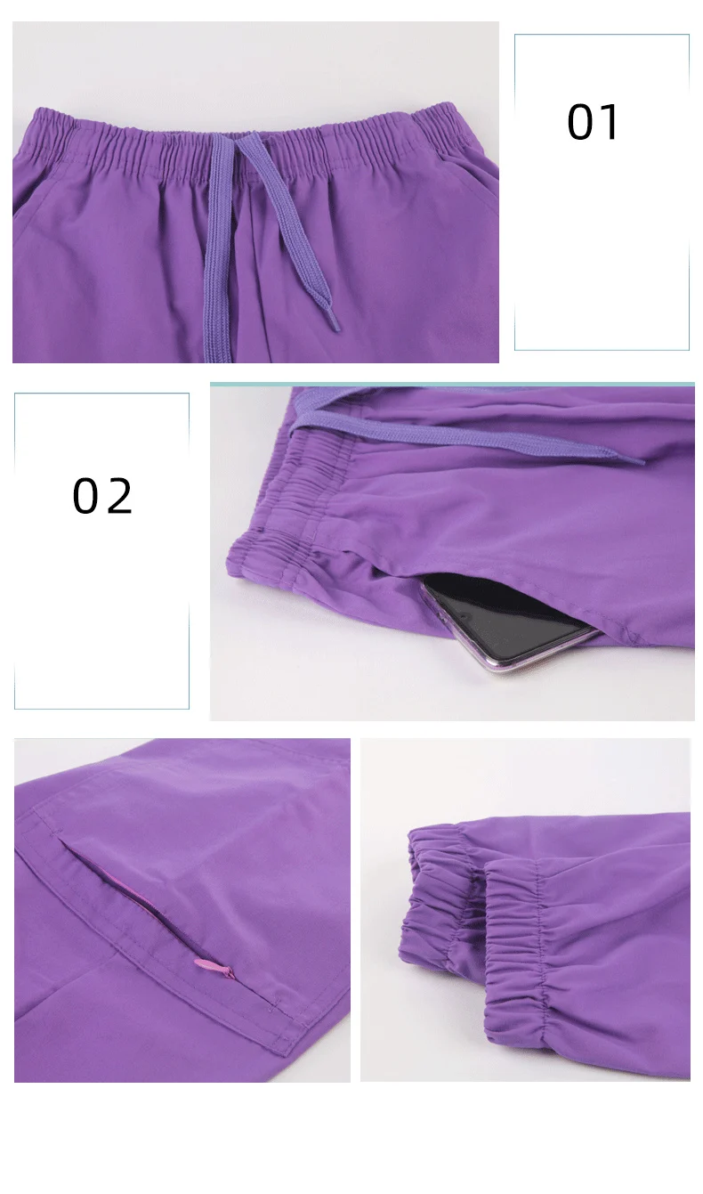 Фиолетовая медицинская одежда для кормящих униформы наборы скрабов сплошной цвет медицинская одежда больничный стоматологический Спецодежда хирургические костюмы