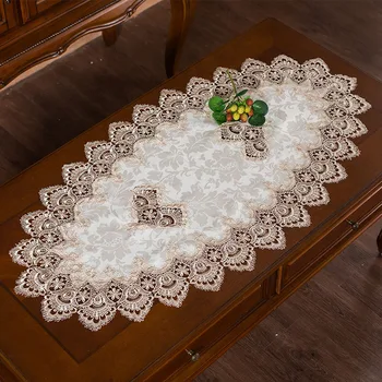 

European Style Tablecloth Table Flag Lace Sideboards Cabinet Teapoy Table Flag Small Drape American TV Cabinet Tablecloth Table