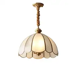LukLoy Классическая Роскошная Подвесная лампа для коридора, Подвесная лампа для ресторана, кафе, украшения, классические ретро подвесные