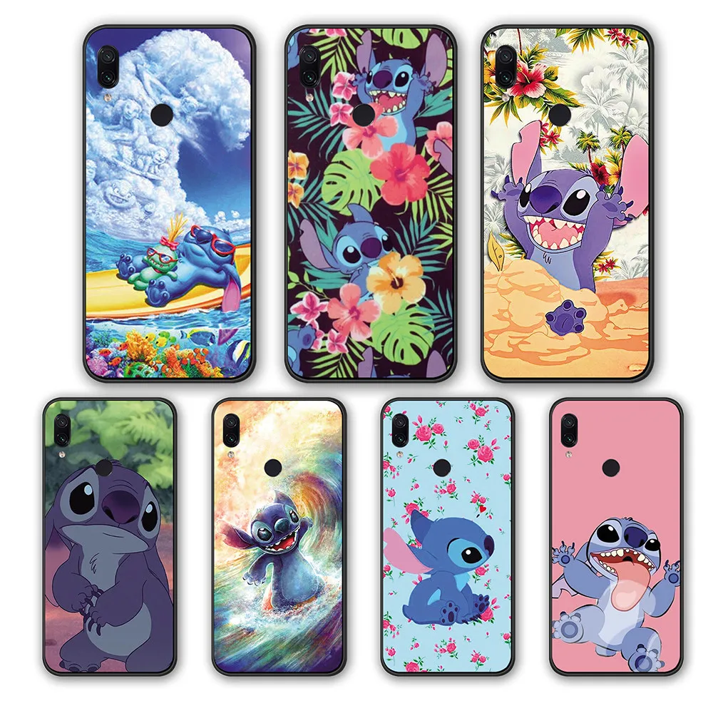 Cute cartoon Funny Stitch silicone TPU cover CASE For Xiaomi Redmi 5Plus 7 6 5 4 4A 5A 6A 6Pro GO S2 Note 8 Pro |