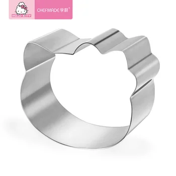 

Hello Kitty Kitchen Stainless Steel 4 inch/6 inch/8 inch Heightened Mousse Circle Mould Tiramisu cheesecake Fondant Baking Molds