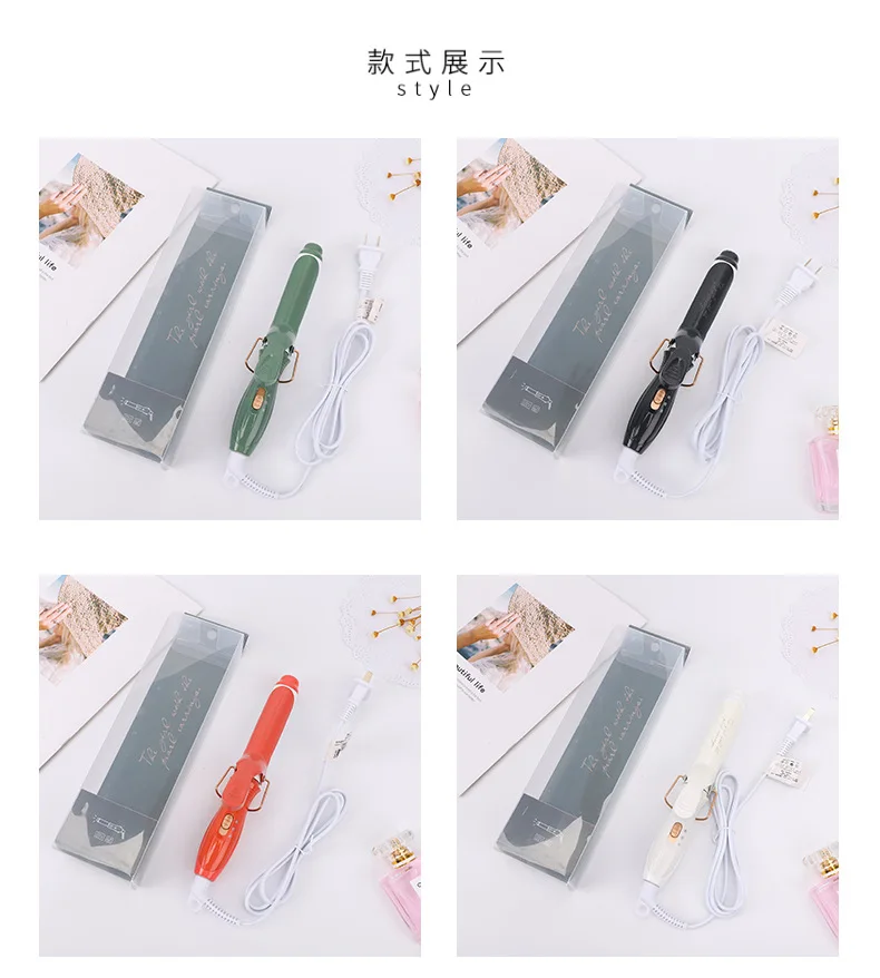 Fashion Contrast Color English Large Curls Inner Buckle Hair Curler Students Women's Big Wave Modeling Hair Curler Boutique Hair