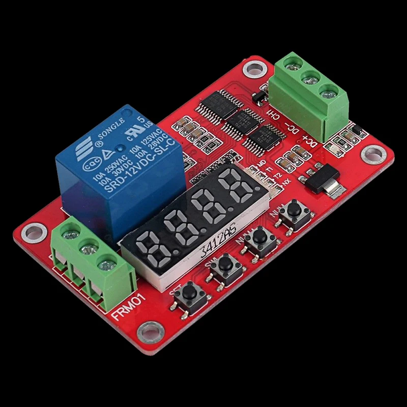 BMBY-12V DC самоблокирующийся реле таймер цикла PLC модуль задержки времени переключатель