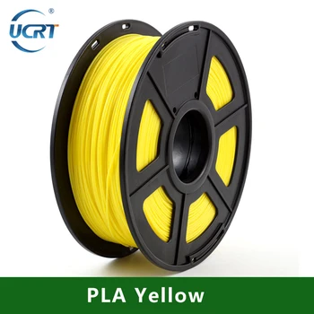 

UCRT Pla Filament 1.75MM 1 Kg Yellow PLA 3D Printing Material Neat Rows Strong no Wrap Tangle Plastic 3D Printer Filament