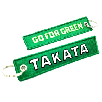 

JDM Style Keychain For TAKATA ASMIO JDM For Gift Motorcycles Bike Biker Scooter ATV KeyChain For Auto KeyRing Keychain
