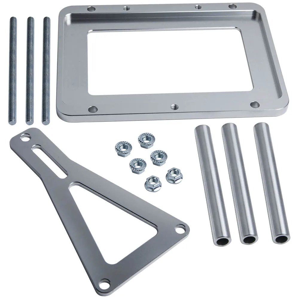 Universal Billet Battery Tray Hold Down Relocation Box For Optima Race