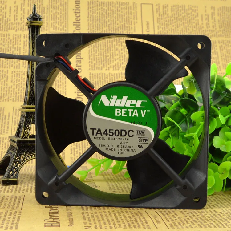 TA450DC B34578-26G1 ЯПОНИЯ для NIDEC 48 В 0.25A 3 линии 12 см осевой вентилятор