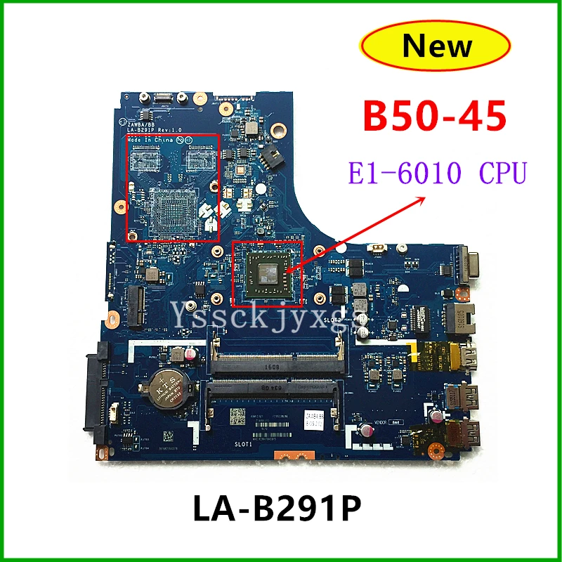 Совершенно новый! ZAWBA/BB LA-B291P для Lenovo B50-45 материнская плата портативного