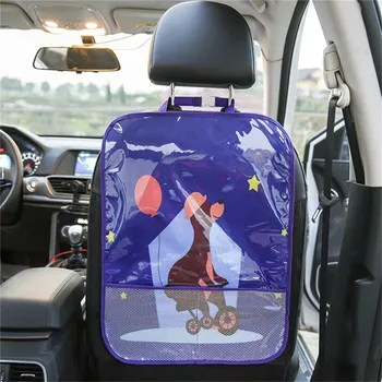 

Universal Car Seat Back Protector with Pockets Organiser Anti Kick Child Mat