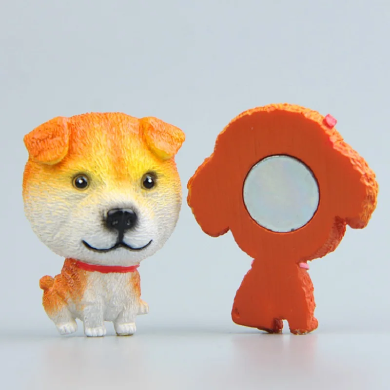 

Cartoon Cute Mini Husky Bulldog Fridge Magnet Kid Early Education Dog Magnetic Stickers For Fridge Resin Figure Sticker