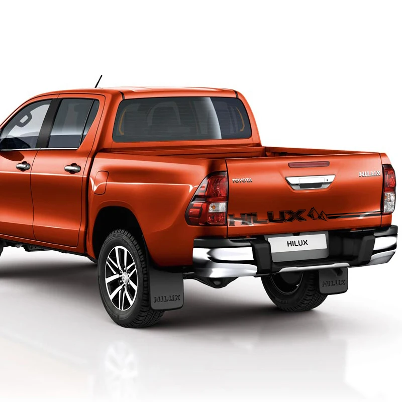 2 шт Левая и правая hilux горная гоночная полоса Боковая дверь графическая виниловая Автомобильная наклейка для hilux revo vigo