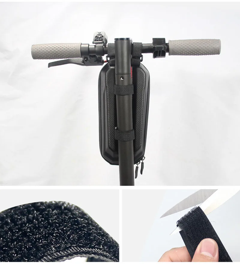 Newest Bicycle Front Frame Bag PU Leather Waterproof Cycling Mountain Bike Handlebar Bag For Electric Scooter Mobile Phone Pouch