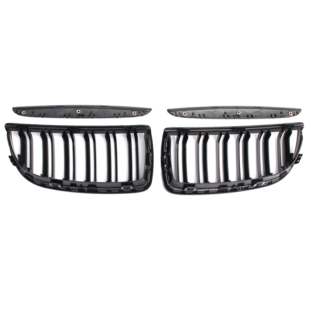 Front Kidney Grille Front Grille Kidney Grille Trim Kit Pair For BMW E90-E91 3 Series 2004-2007/E60-E61 2003-2010/E39 97-03/F10-F11 F18 09-17/F32 13-17/F20