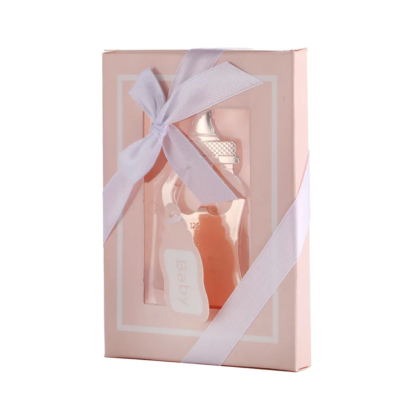 50 Pcs Milk Bottle Openers with Gift Box Nursing Milk Baby Bottle Openers Party Favors Gift Birthfay Party Gifts for Kids - Цвет: 1