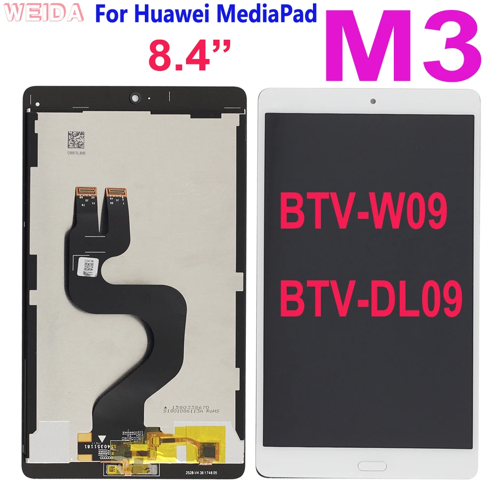 Оригинальный ЖК дисплей 8 4 дюйма для Huawei MediaPad M3 с дигитайзером сенсорного экрана