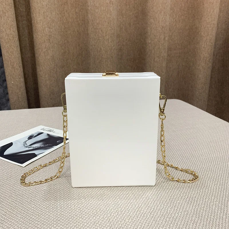 

Bag Shoulder Funny Cool Mahjong Box Bag 2019 New Style Online Celebrity-Oblique Shoulder Square Sling Bag