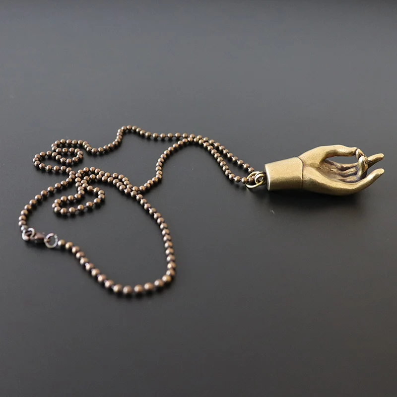 buddha hand necklace