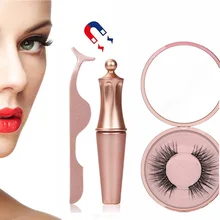 OSHIONER магнитный Набор накладных ресниц водонепроницаемый долговечный Магнитный жидкий карандаш для глаз и набор магнитных ресниц с пинцетом