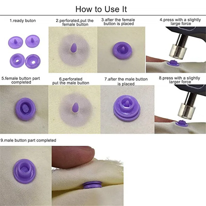 360 шт 24 цвета полимерные кнопки с плоскогубцами кнопки для одежды DIY рукоделие застежка оснастки плоскогубцы машинные швейные инструменты