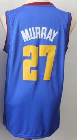 As photo Мужской бейсбольный мяч Денвер Аллен Айверсон Dikembe Mutombo Nikola Jokic Jamal Murray майки - Цвет: As photo