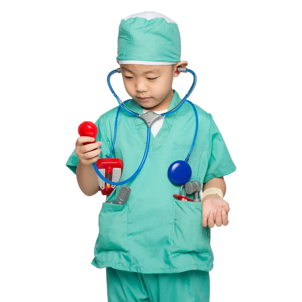 Children/'s Kids Boys Girls Male Nurse Medic Doctor Surgeon Fancy Dress Costume