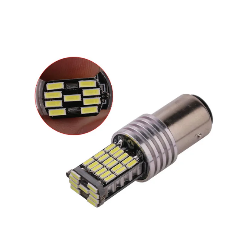 CARCTR 2 шт. Автомобильные стоп сигналы супер яркие 1156 4014 45SMD указатели поворота 12 В