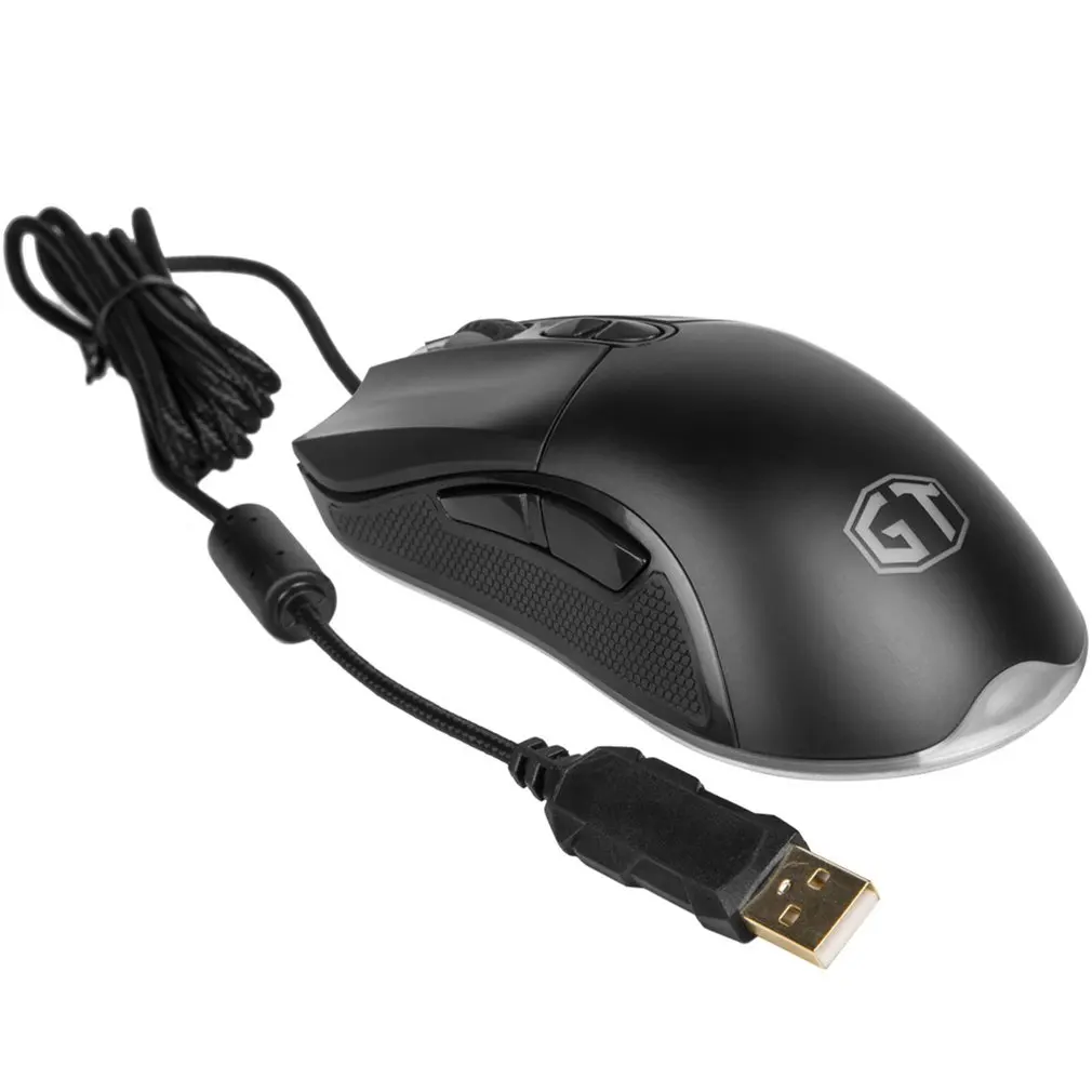 

Delux M626 PMW3325 Wired Mouse One-piece Optical Positioning Gaming Mouse With RGB LED Light