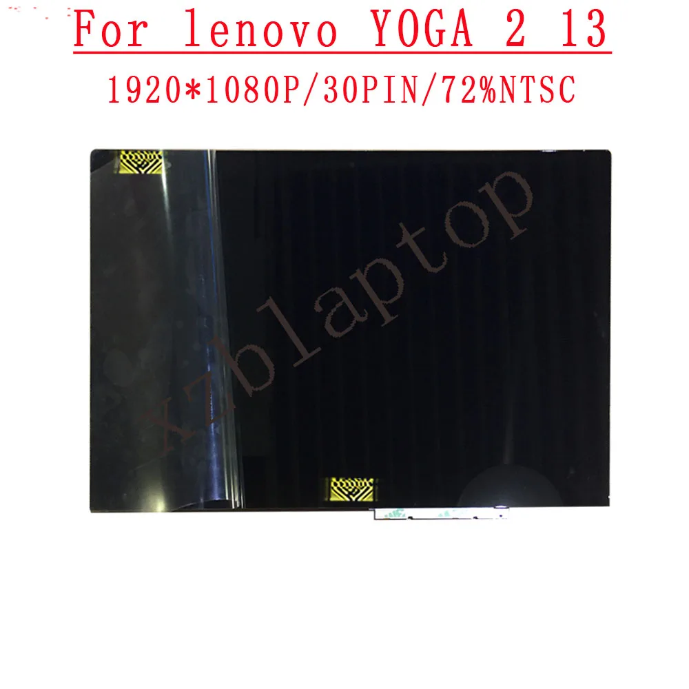 For Lenovo Yoga 2 13 LCD screen B133HAT02.0 13.3'' 1920*1080IPS EDP 30PIN 72%NTSC Screen Touch Assembly Tested | Компьютеры и