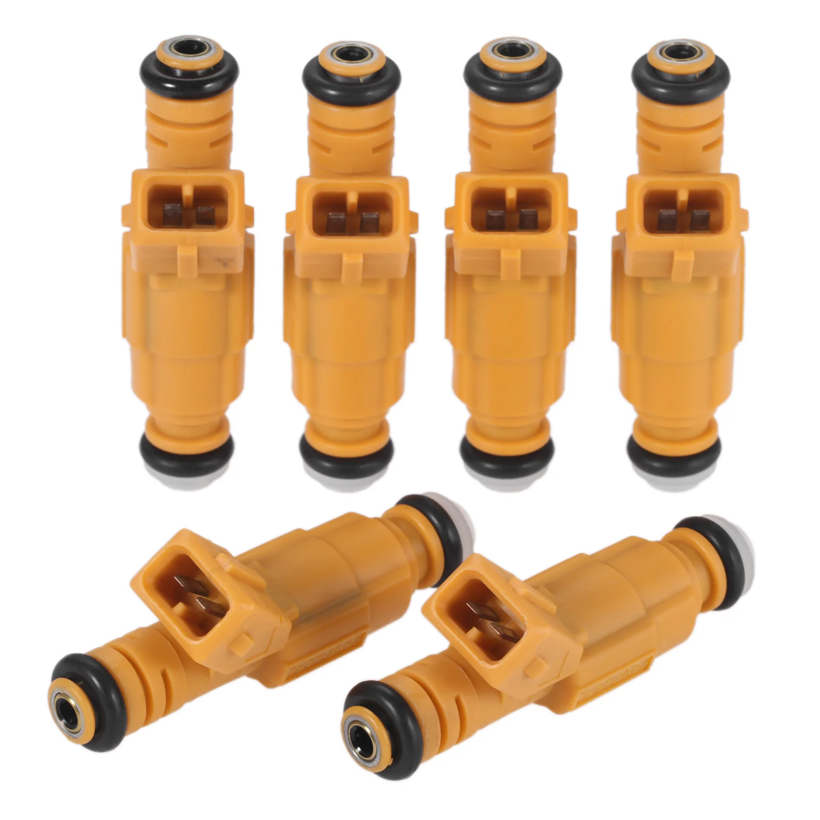 6 pcs 4 Hole Fuel Injectors fit for Jeep Cherokee Grand Cherokee 19871998 Wrangler Comanche 4
