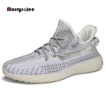 

Men's Shoes Fly Knit Breathable Coconut Shoes Men's Casual Sneakers Running Shoes 2020 New Non-Slip Men's Shoes Fashion